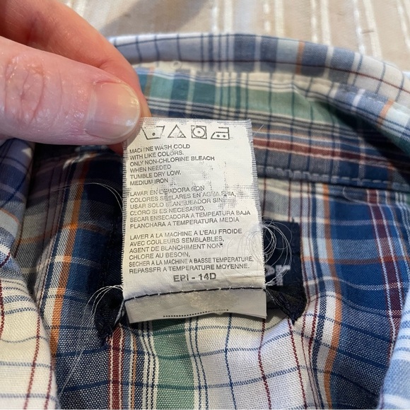 Wrangler Men’s Plaid Long Sleeve Pearl Snap Button Up Western Shirt Large - Picture 5 of 7